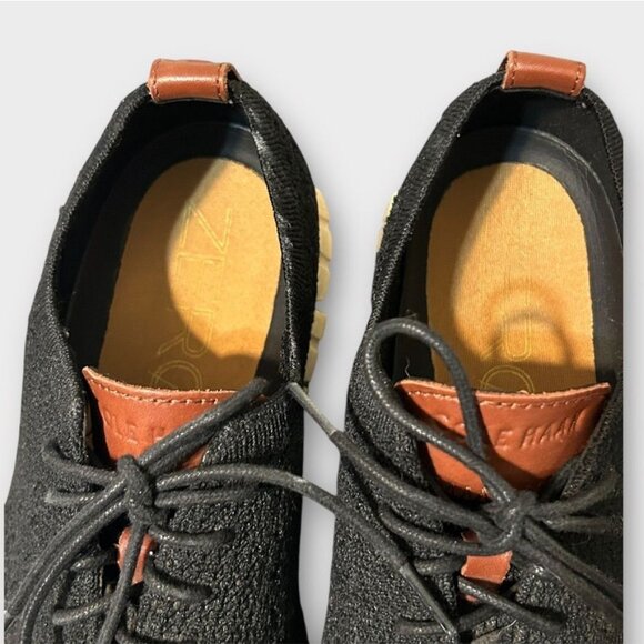 Cole Haan ZERØGRAND Knit Wingtip Oxfords Black Men 9.5 Work Preppy Casual Travel main image 8